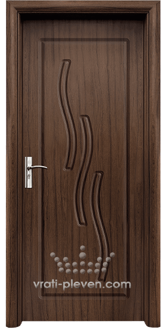Интериорна врата серия Стандарт, модел 014 p, цвят Орех