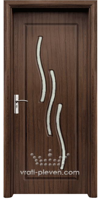 Интериорна HDF врата, модел 014 Орех