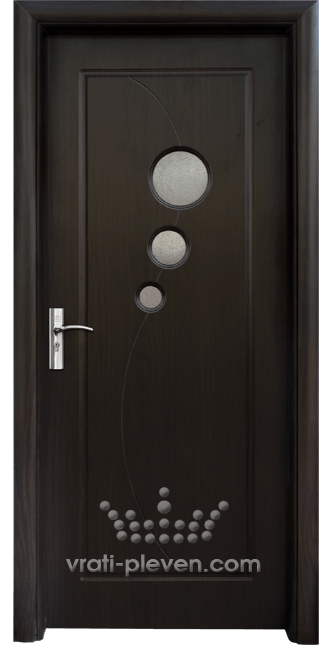 Интериорна врата серия Стандарт, модел 017, цвят Венге