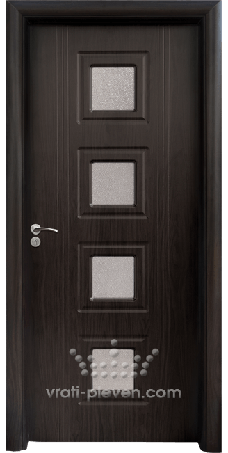 Интериорна врата серия Стандарт, модел 021, цвят Венге