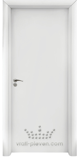 Инериорна врата серия Стандарт, модел 030 W, цвят Бял