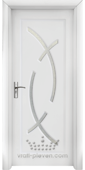 Интериорна HDF врата, модел 056 Бял
