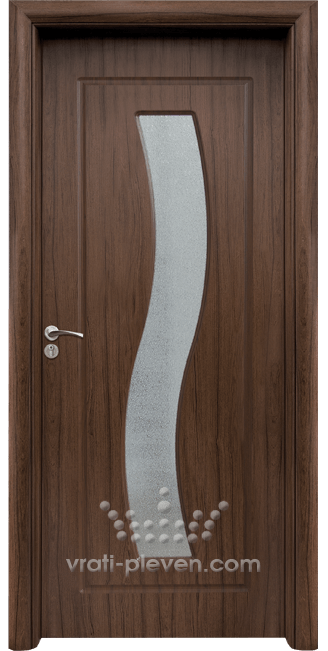 Интериорна врата серия Стандарт, модел 066, цвят Орех