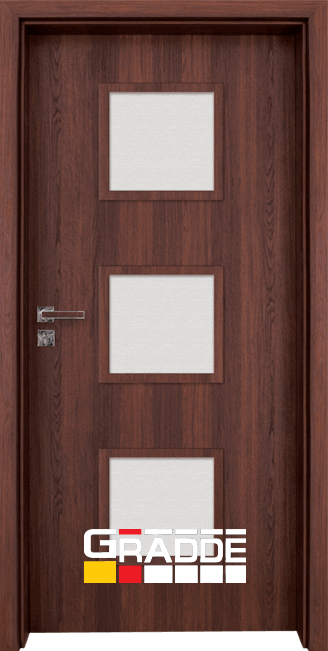 Интериорна врата серия Gradde, модел Bergedorf, цвят Шведски дъб