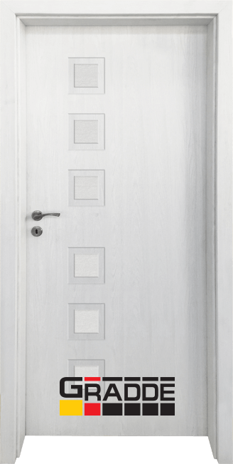 Интериорна врата серия Gradde, модел Reichsburg, цвят Сибирска лиственица