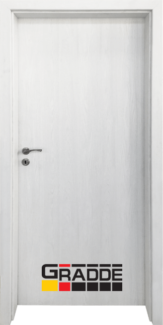 Интериорна HDF врата, модел Gradde Simpel, Сибирска Лиственица