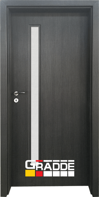 Интериорна врата серия Gradde, модел Wartburg, цвят Череша Сан Диего