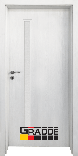 Интериорна врата серия Gradde, модел Wartburg, цвят Сибирска лиственица