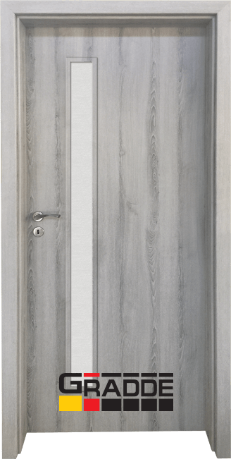 Интериорна врата серия Gradde, модел Wartburg, Ясен Вералинга