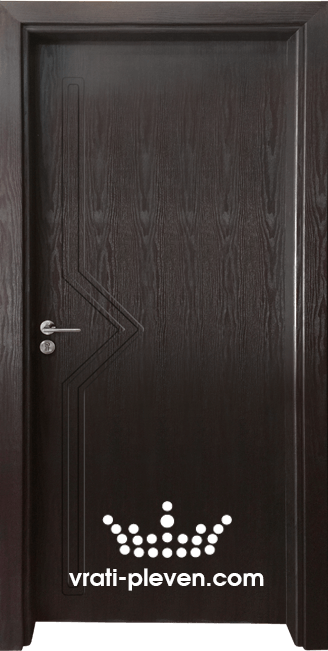 Интериорна врата серия Гама, модел 201 p, цвят Венге