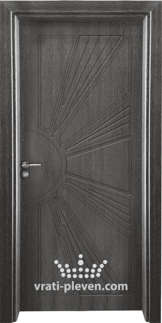 Интериорна врата Гама, модел 204-P, цвят Сив Кестен