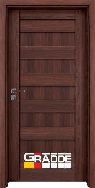 Интериорна врата серия Gradde, модел Aaven Voll, цвят Шведски дъб