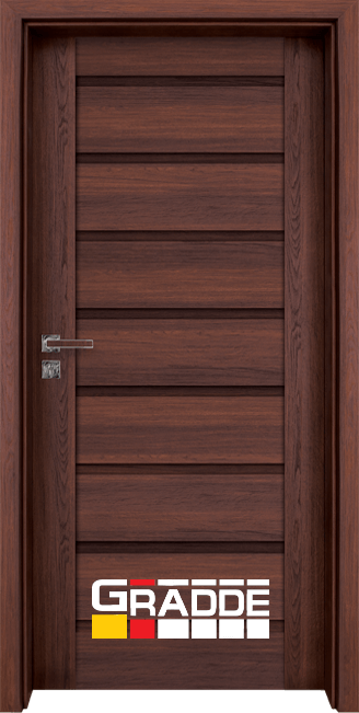 Интериорна врата серия Gradde, модел Axel Voll, цвят Шведски дъб
