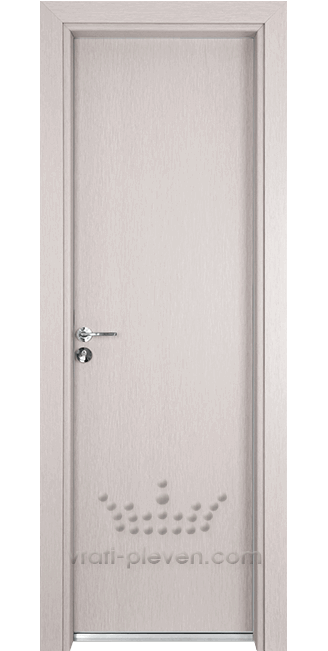 Алуминиева врата за баня – Гама, цвят Перла