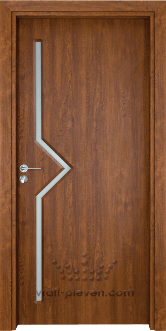 Интериорна врата Гама 201, цвят Златен Дъб