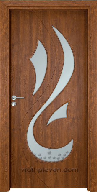 Интериорна врата серия Гама, модел 203, цвят Златен дъб