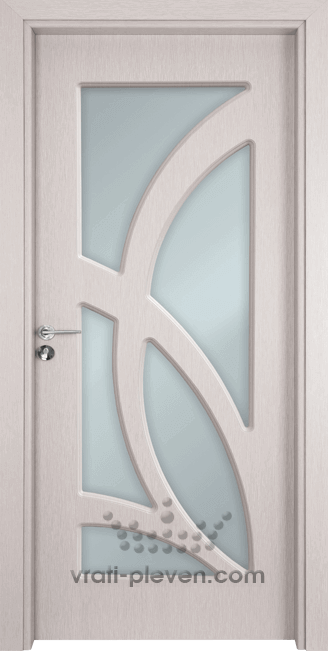 Интериорна врата Гама 208, цвят Перла