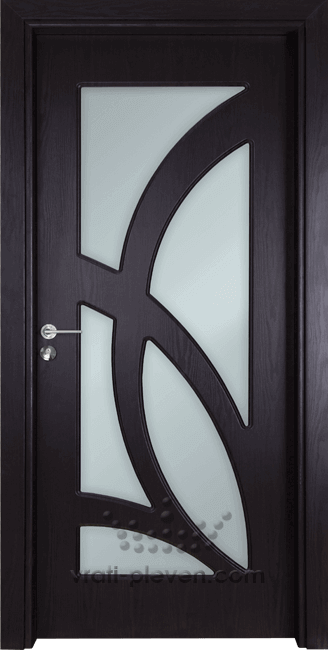 Интериорна врата Гама 208, цвят Венге