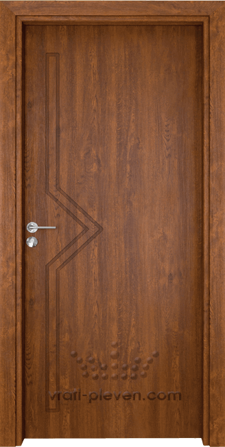 Интериорна врата Гама 201p, цвят Златен Дъб