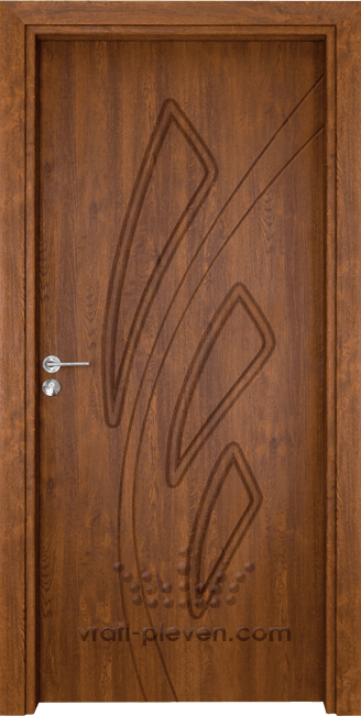Интериорна врата, серия Гама, модел P 202, цвят Златен дъб
