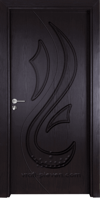 Интериорна врата Гама 203p, цвят Венге