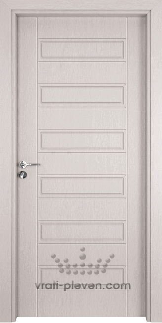Интериорна врата серия Гама, модел 207-P, цвят Перла