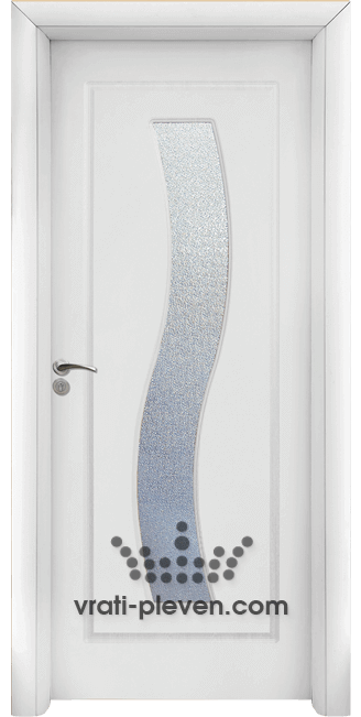 Интериорна врата серия Стандарт, модел 066, цвят Бял
