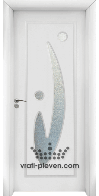 Интериорна врата серия Стандарт, модел 070 W, цвят Бял