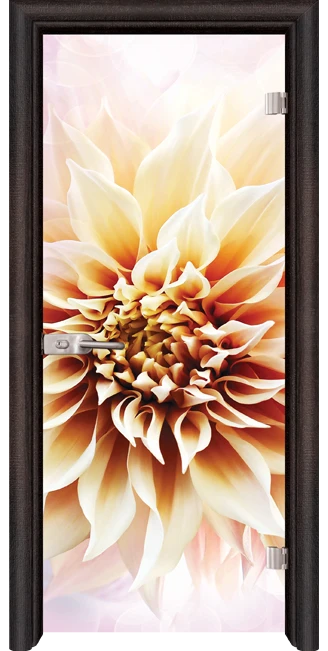 Стъклена интериорна врата модел Print G 13-5 с каса Венге