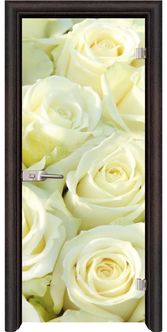 Стъклена интериорна врата модел Print G 13-6 с каса Венге