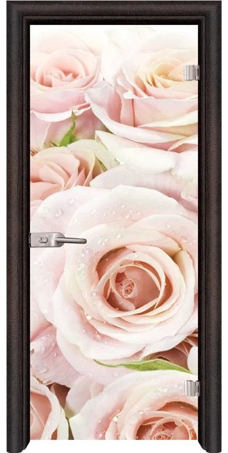 Стъклена интериорна врата модел Print G 13-7 с каса Венге